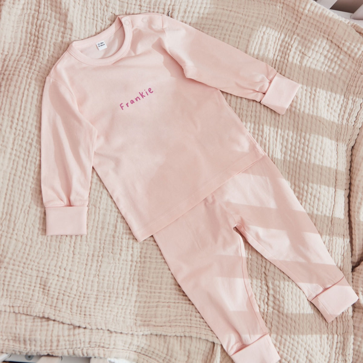 Personalised Pink Pyjama Set