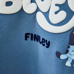Name It Personalised Bluey Provincial Blue Sweatshirt