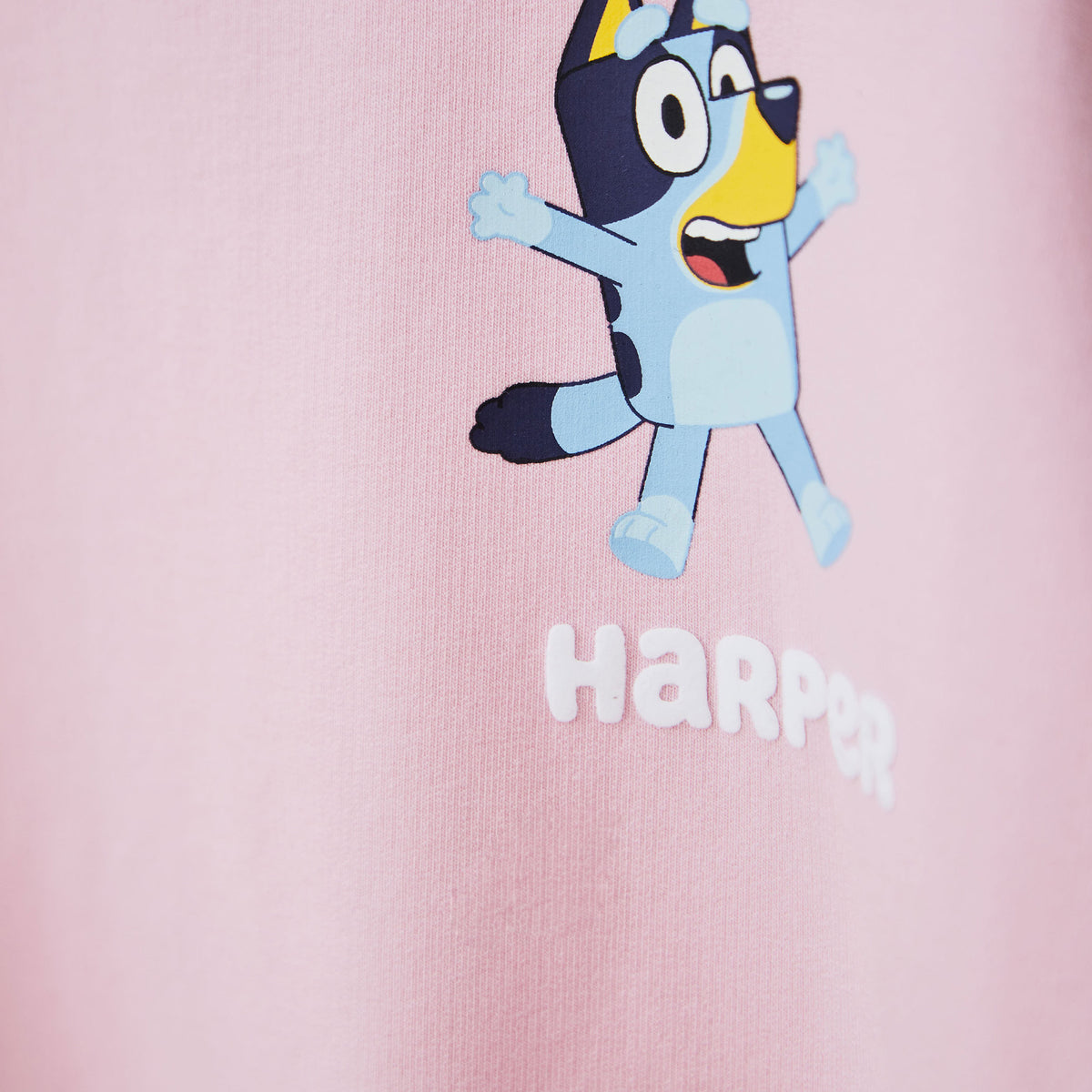 Name It Personalised Bluey Pink Sweatshirt