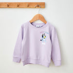Name It Personalised Bluey Lilac Sweatshirt