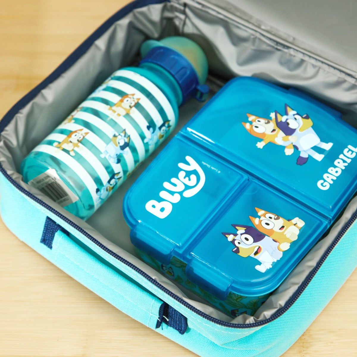 Personalised Bluey Rectangular Insulated Lunch Bag