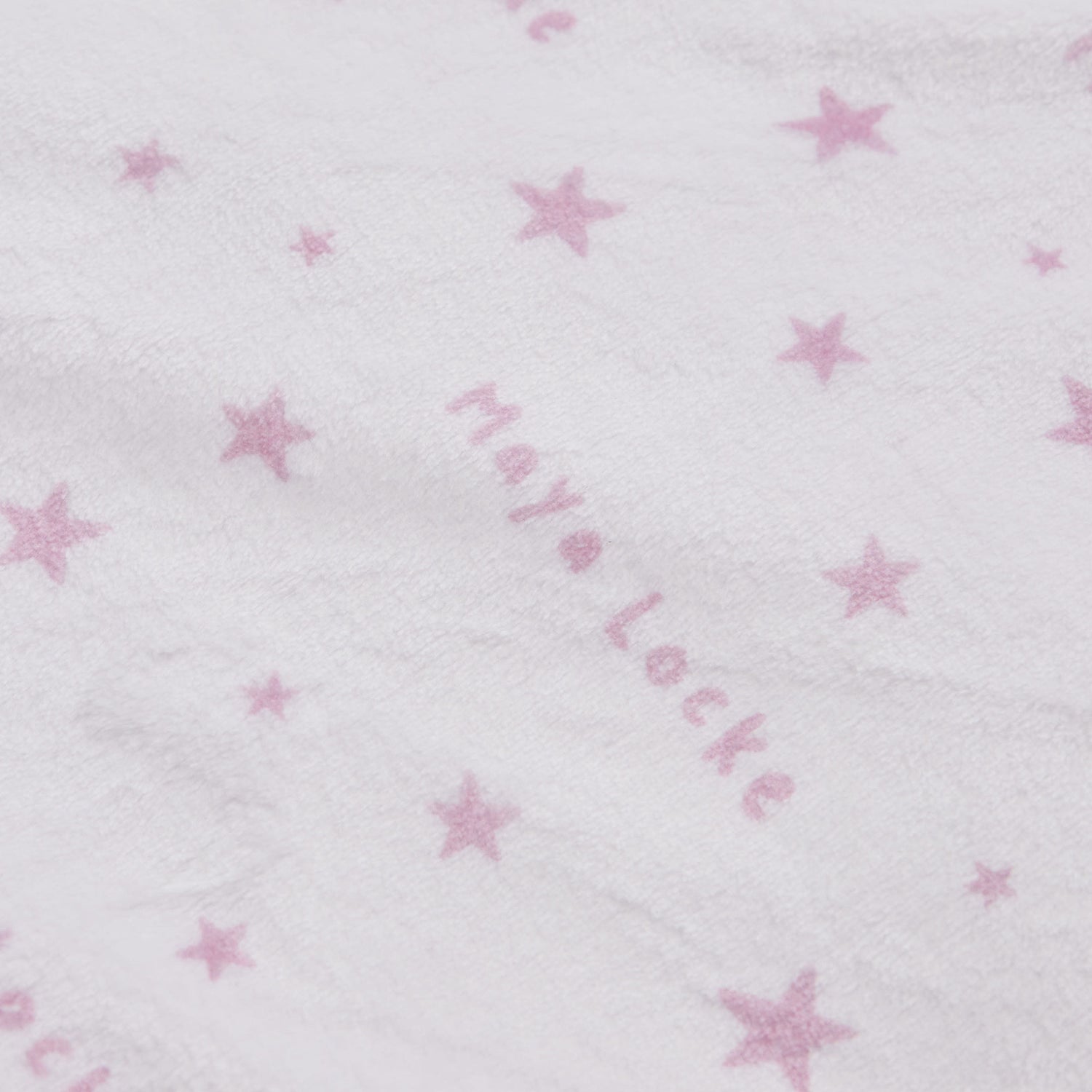 Personalised Pink Star Fleece Blanket