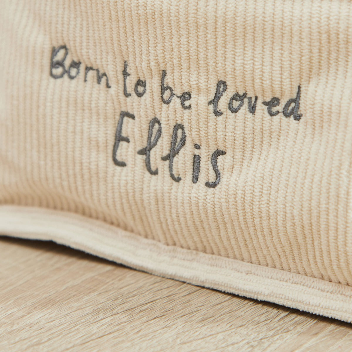 Personalised Born To Be Loved Animal Nappy Caddy 