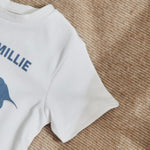 Personalised Natural History Museum™ Letter Dinosaur T-Shirt