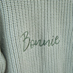 Personalised Sage Cardigan