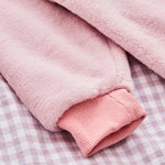 Personalised Initial Pink Fleece Oversized Hoodie