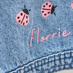 Personalised Ladybird Pink Denim Jacket