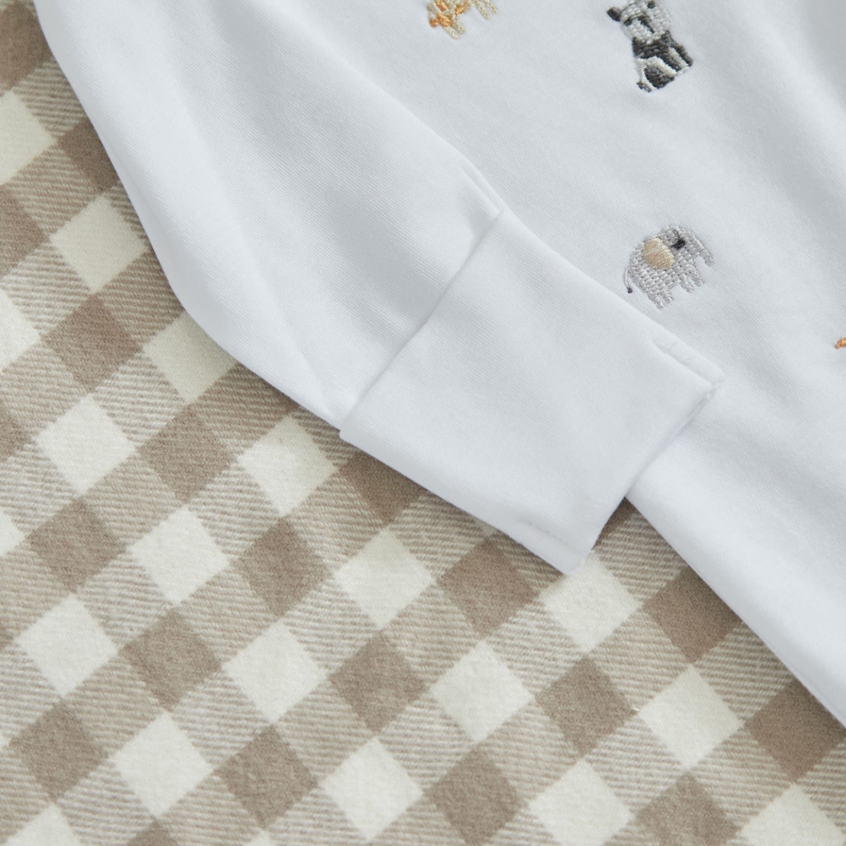 Personalised Born To Be Loved Organic Cotton Sleepsuit