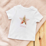 Personalised White Flopsy Bunny T-Shirt