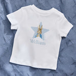 Personalised White Peter Rabbit T-Shirt