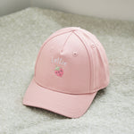 Personalised Pink Strawberry Baseball Cap