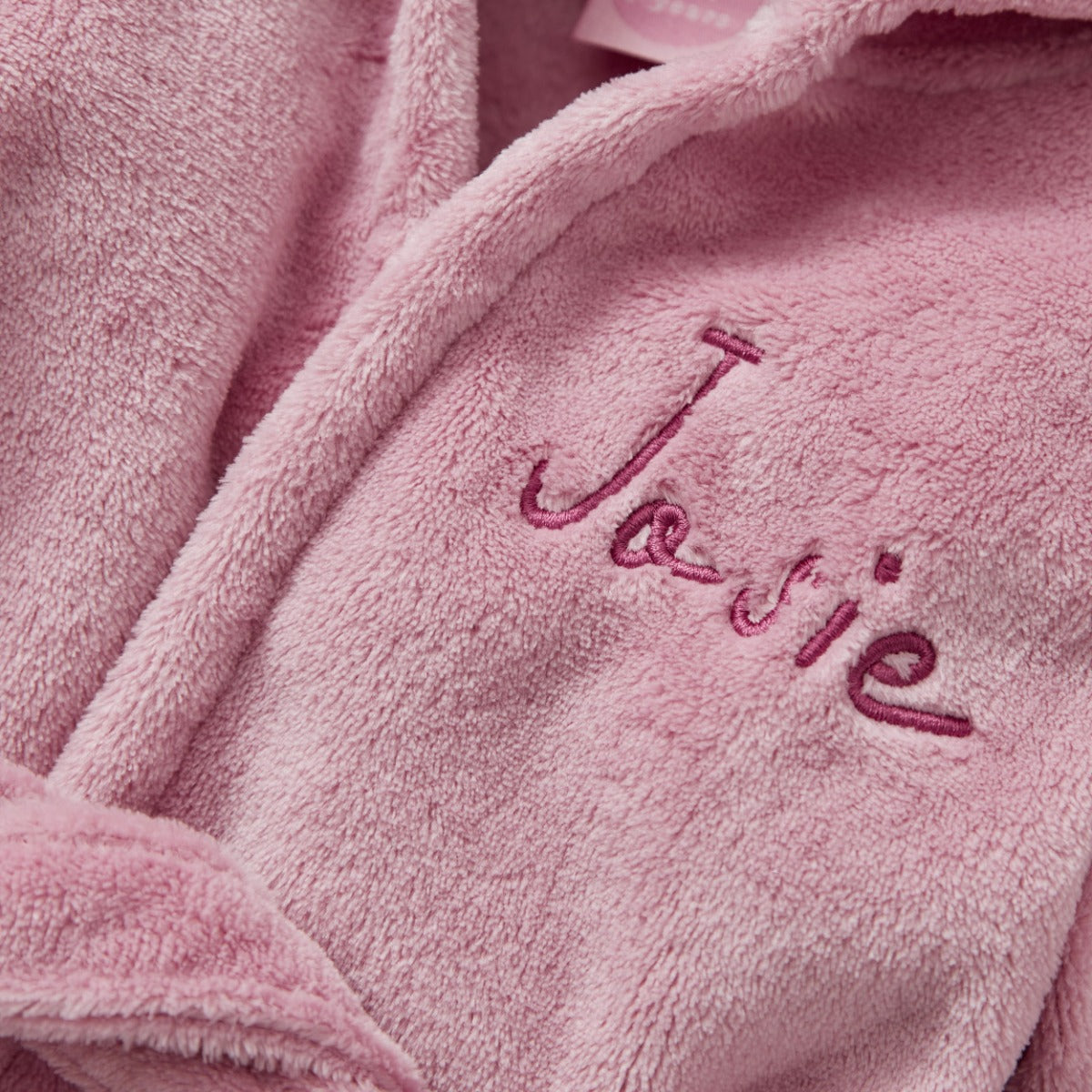 Personalised Raspberry Ripple Fleece Robe