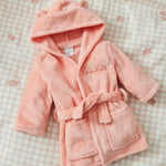 Personalised Peach Sorbet Fleece Robe