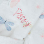Personalised Butterfly Fleece Robe