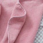 Personalised Raspberry Ripple Hooded Towel With Ears