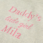 Personalised Daddy's Little Girl Oatmeal Cardigan 