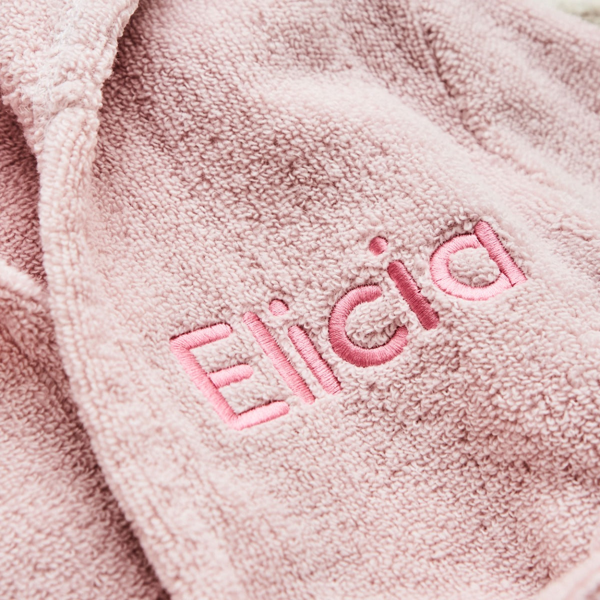 Personalised Pink Cotton Towelling Robe