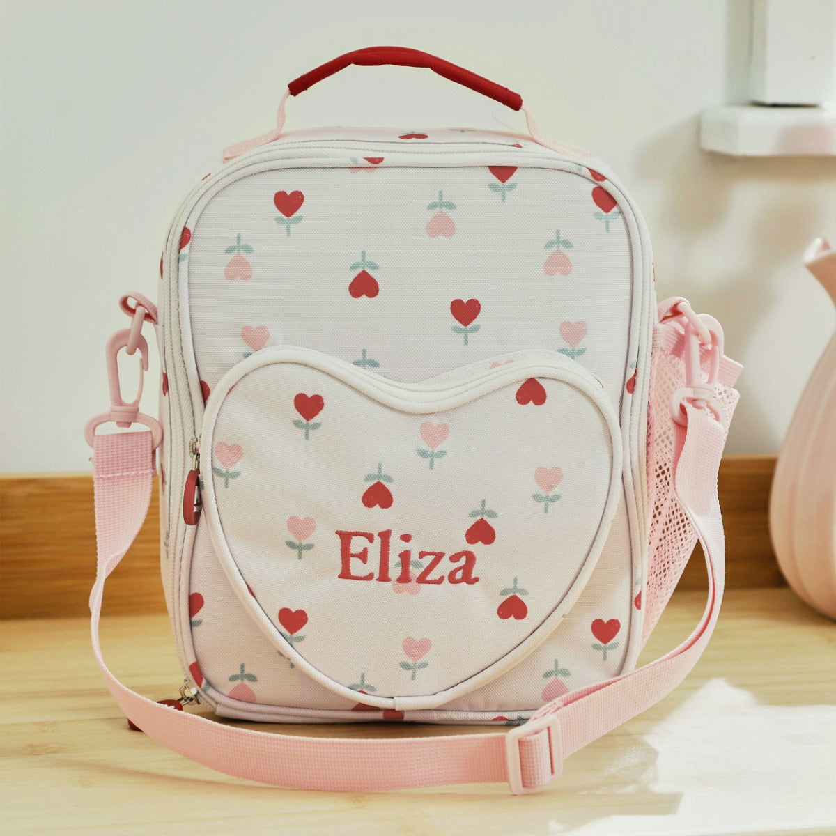 Personalised Heart Pocket All-Over Print Lunch Bag 