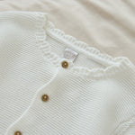 Personalised Born in 2026 White Lightweight Cardigan