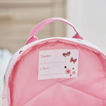 Personalised Butterfly Printed Cord Mini Backpack
