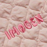 Personalised Name Pink Quilted Jacket 