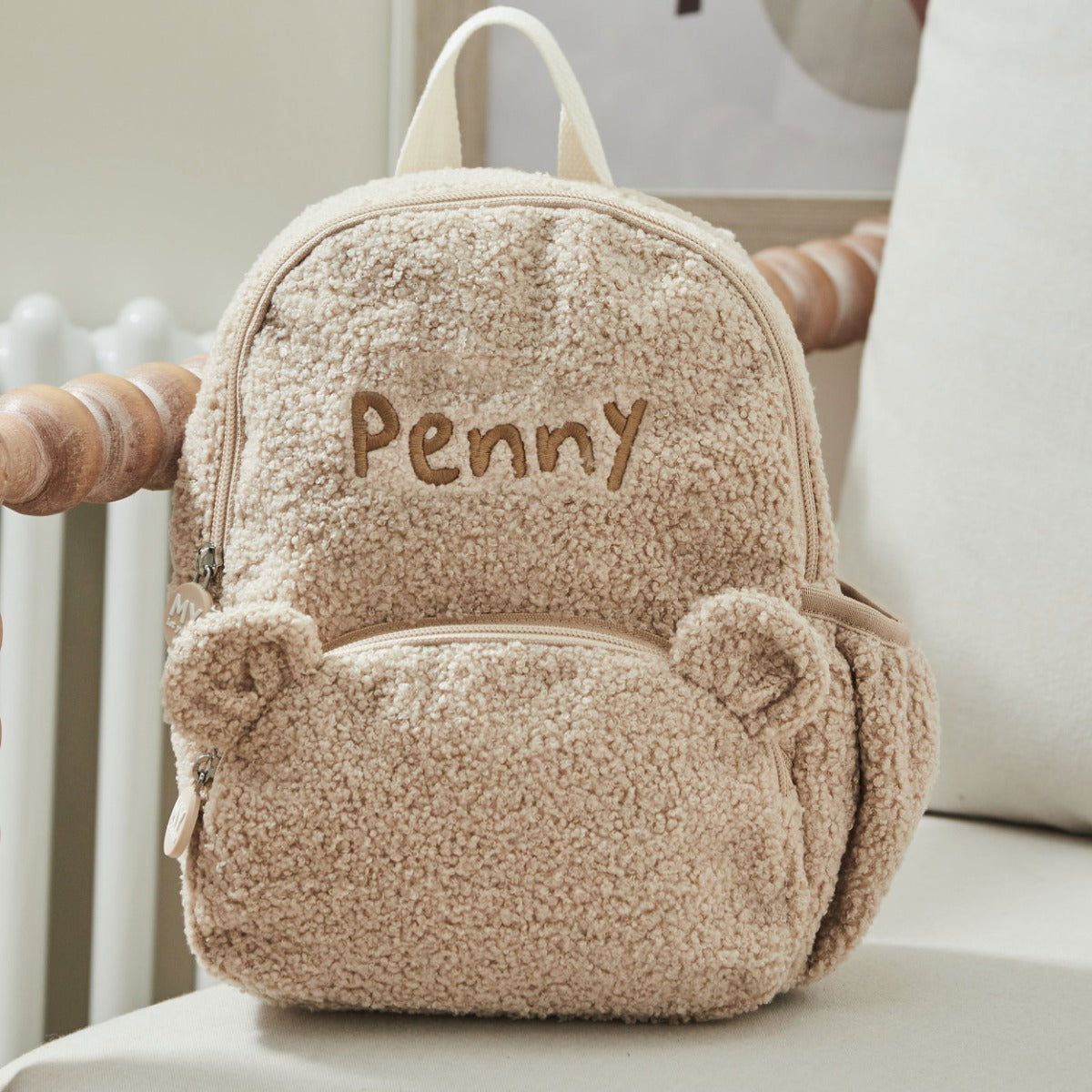 Personalised Borg Bear Ear Backpack 