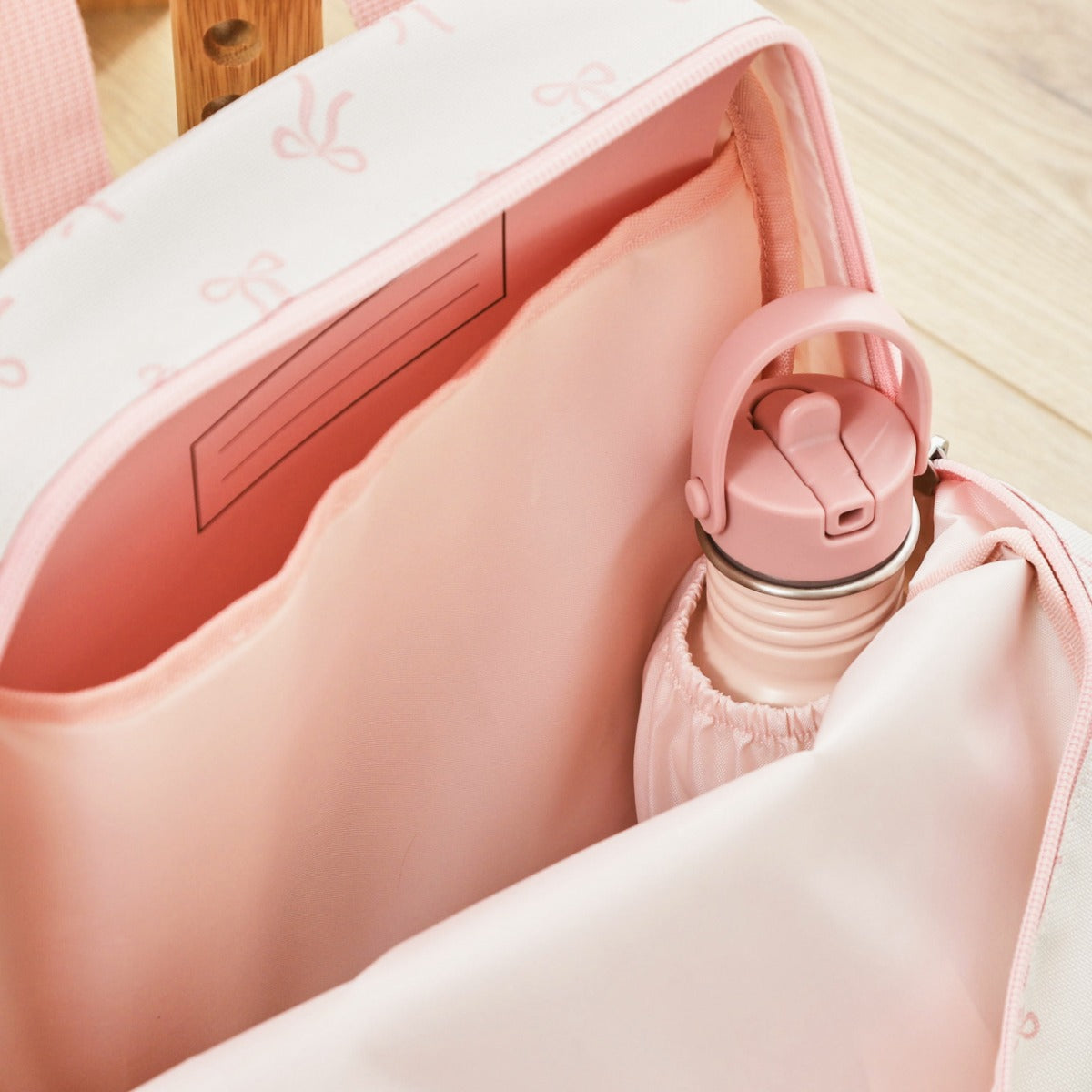Personalised Bow All-Over Print Medium Backpack 