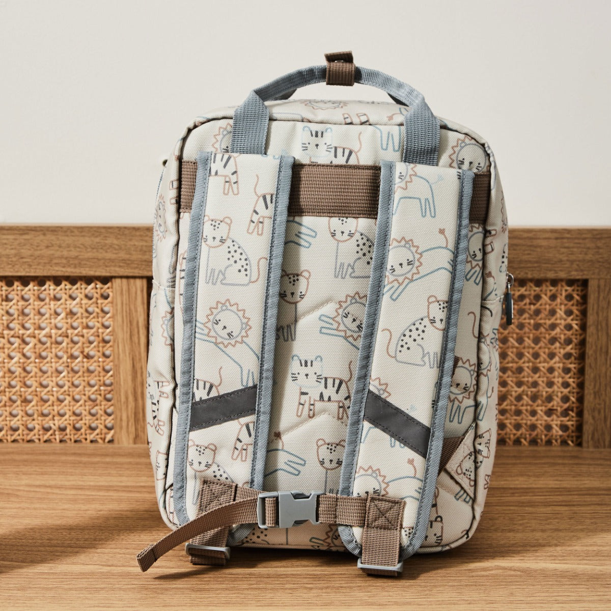 Personalised Big Cats All-Over Print Medium Grab Handle Backpack