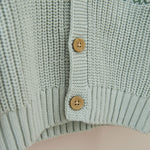 Personalised Front Name Sage Cardigan