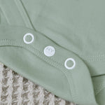 Personalised Coming Soon Sage Organic Bodysuit