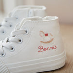Personalised Heritage Horse White High Tops