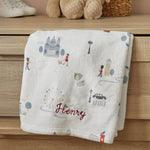 Personalised London Fleece Blanket