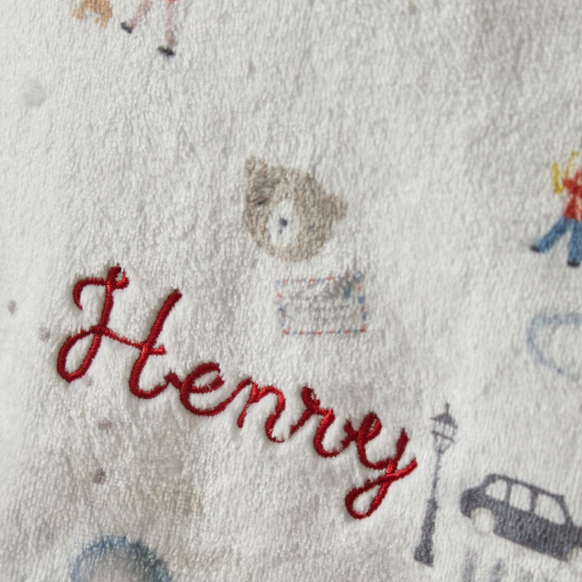 Personalised London Fleece Blanket