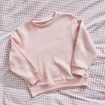My Kids Personalised Pink Girls Club Sweatshirt