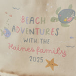 Personalised Sea Creature Adventure Tote Bag