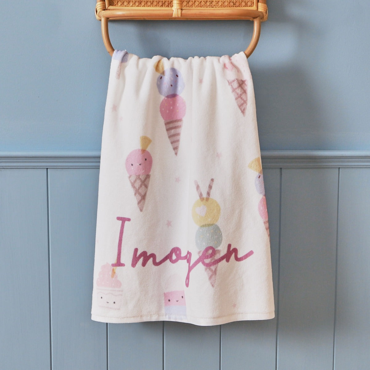 Personalised Ice Cream Towel