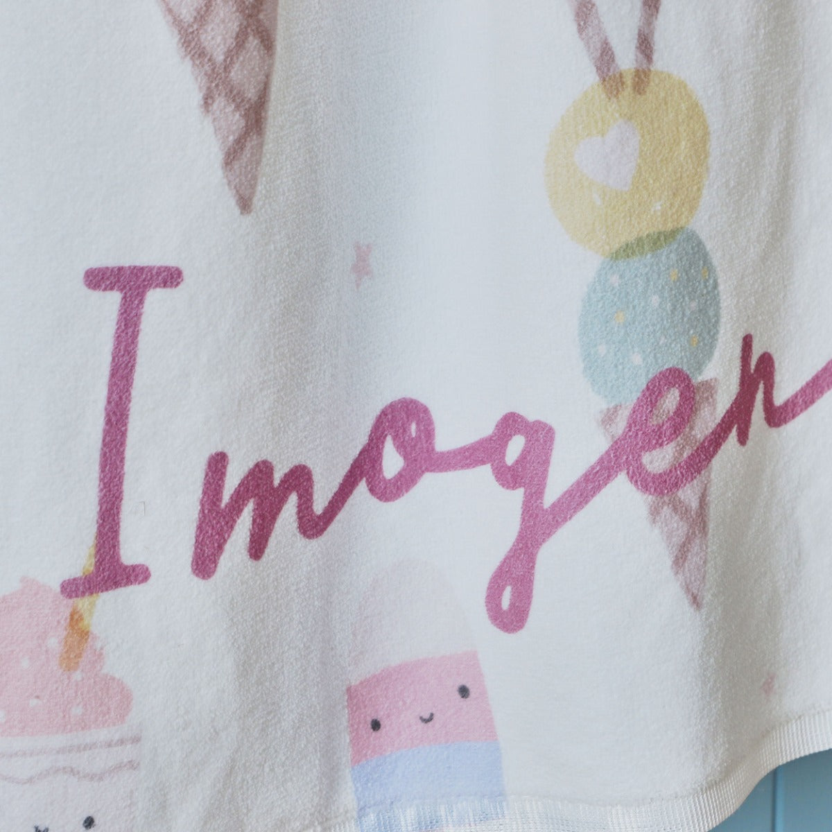 Personalised Ice Cream Towel