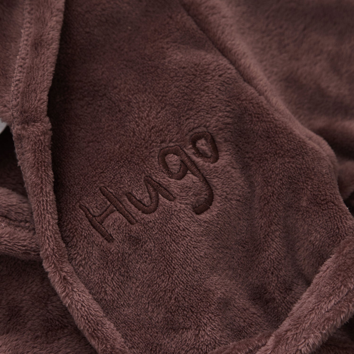 Personalised Cocoa Fleece Robe With Ears