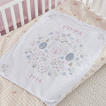 Personalised Garden Secrets Jersey Blanket