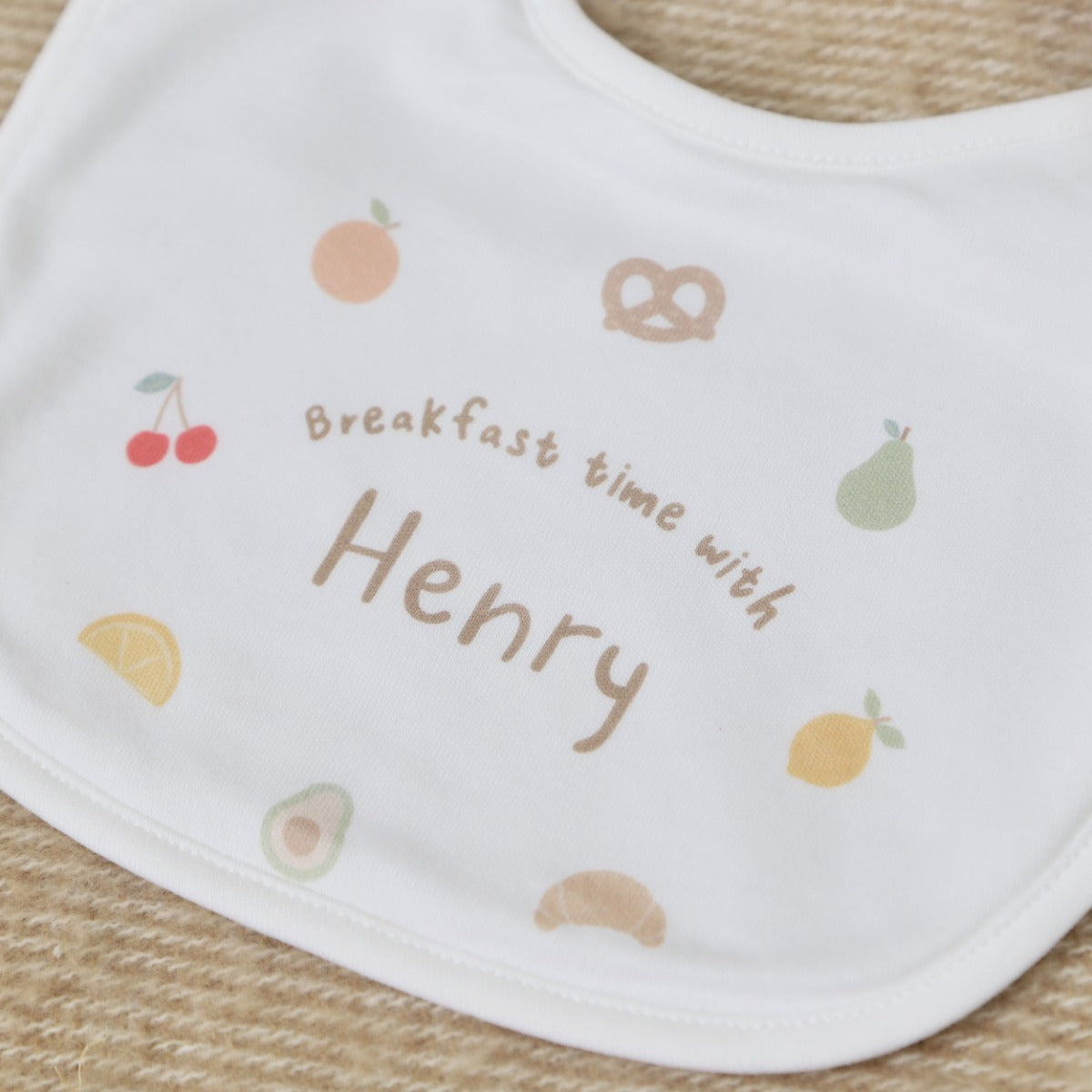 Personalised Breakfast Club Wreath Bib