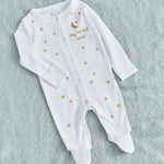 Personalised Eid Gold Sleepsuit