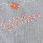 Personalised Bumblebee Stonewash Denim Jacket