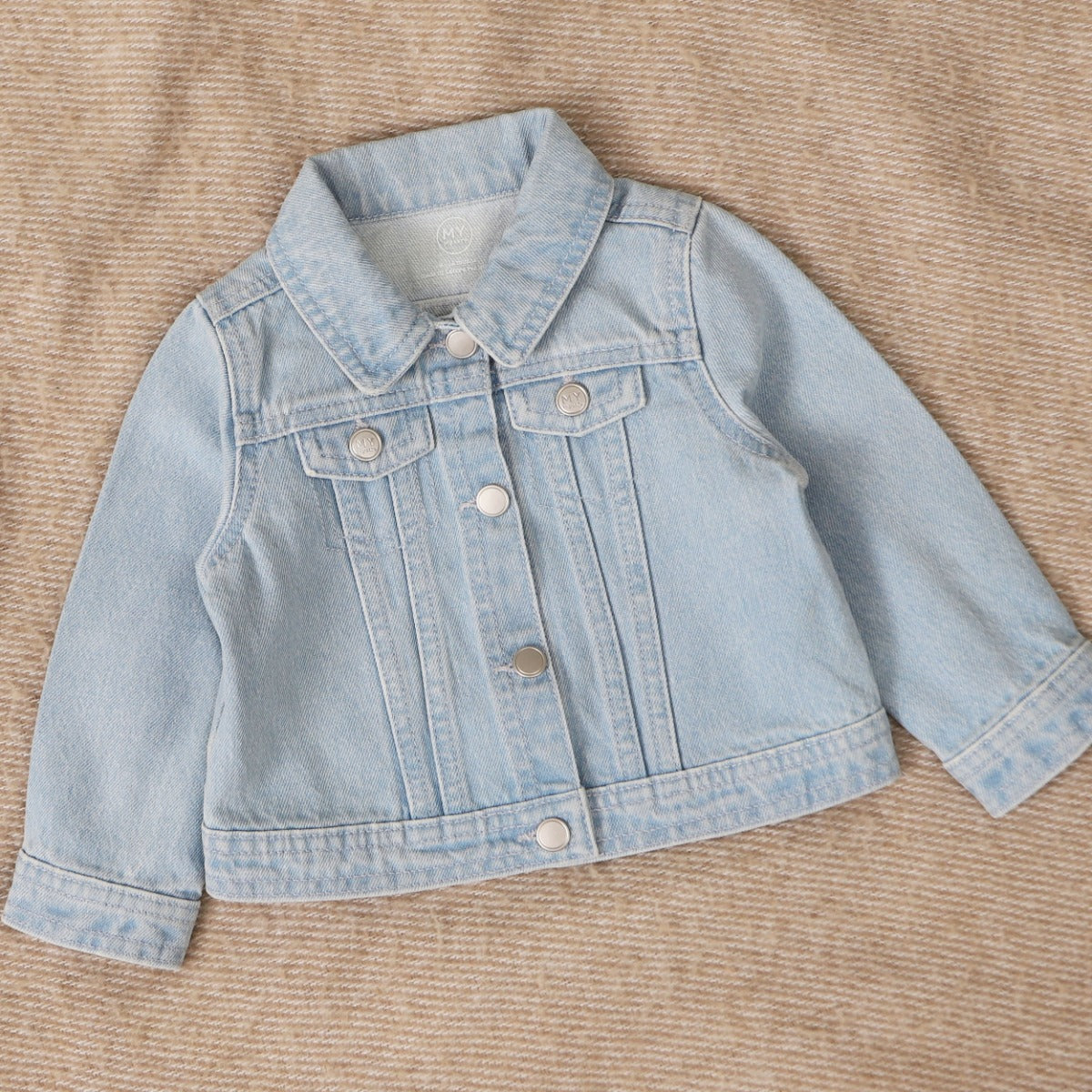 Personalised Rocket and Stars Stonewash Denim Jacket