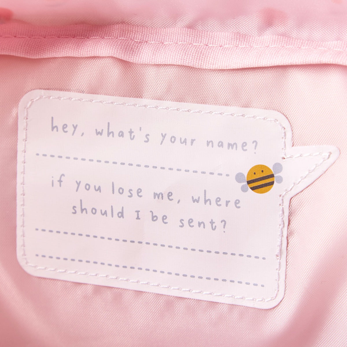 Personalised Just Bee Kids Fruit Print Backpack 