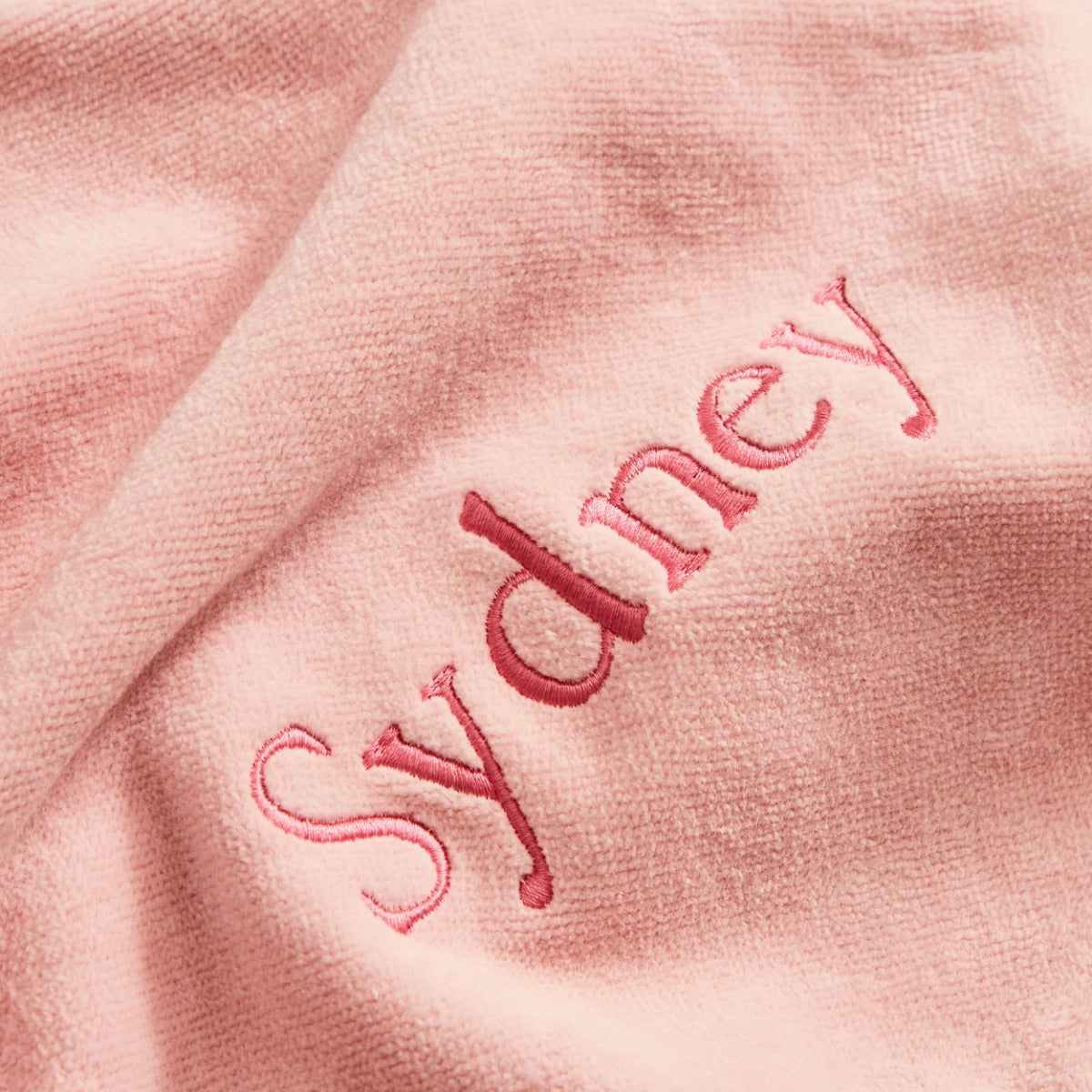 Personalised Pink Bunny Hooded Towel