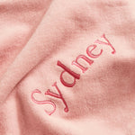 Personalised Pink Bunny Hooded Towel