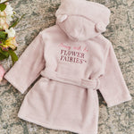 Personalised Flower Fairies™ Pink Fleece Robe