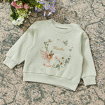 Personalised Flower Fairies™ Wreath Sage Sweatshirt