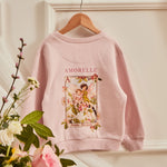 Personalised Flower Fairies™ Back Design Pink Sweatshirt