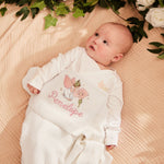 Personalised Flower Fairies™ Ivory Knitted Shawl